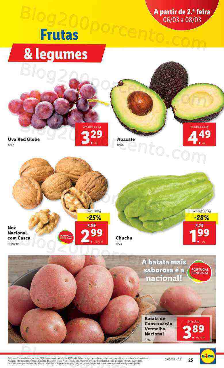 Antevisão Folheto LIDL Promoções de 2 a 8 março