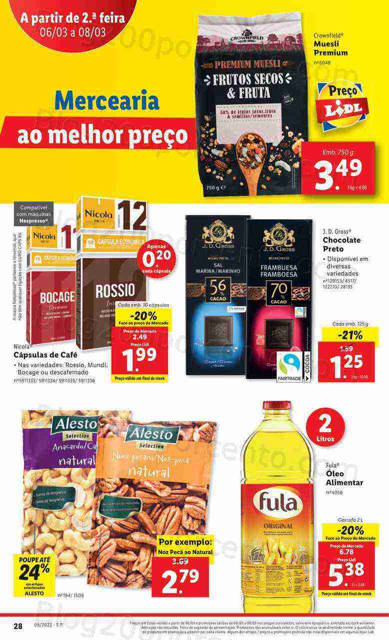 Antevisão Folheto LIDL Promoções de 2 a 8 março