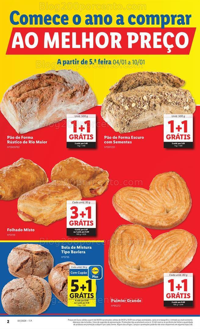 Antevisão Folheto LIDL Especial Oferta Produto Promoções de 4 a 10 janeiro