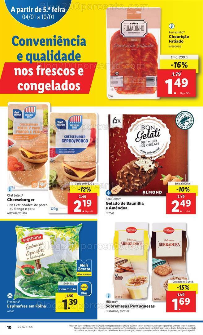 Antevisão Folheto LIDL Promoções de 4 a 10 janeiro