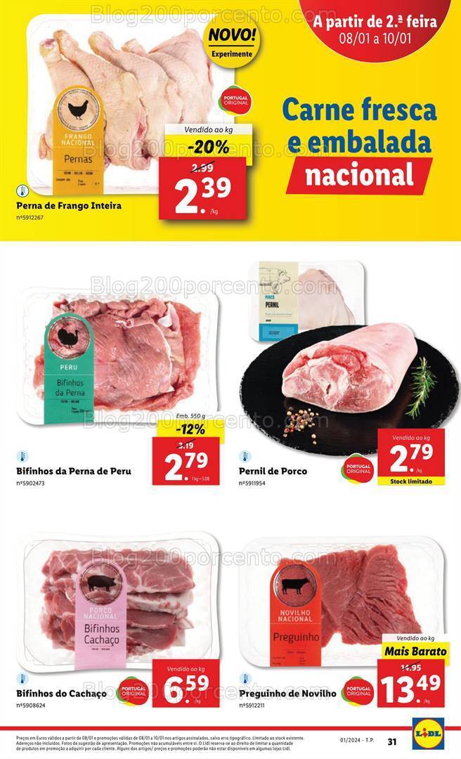 Antevisão Folheto LIDL Promoções de 4 a 10 janeiro