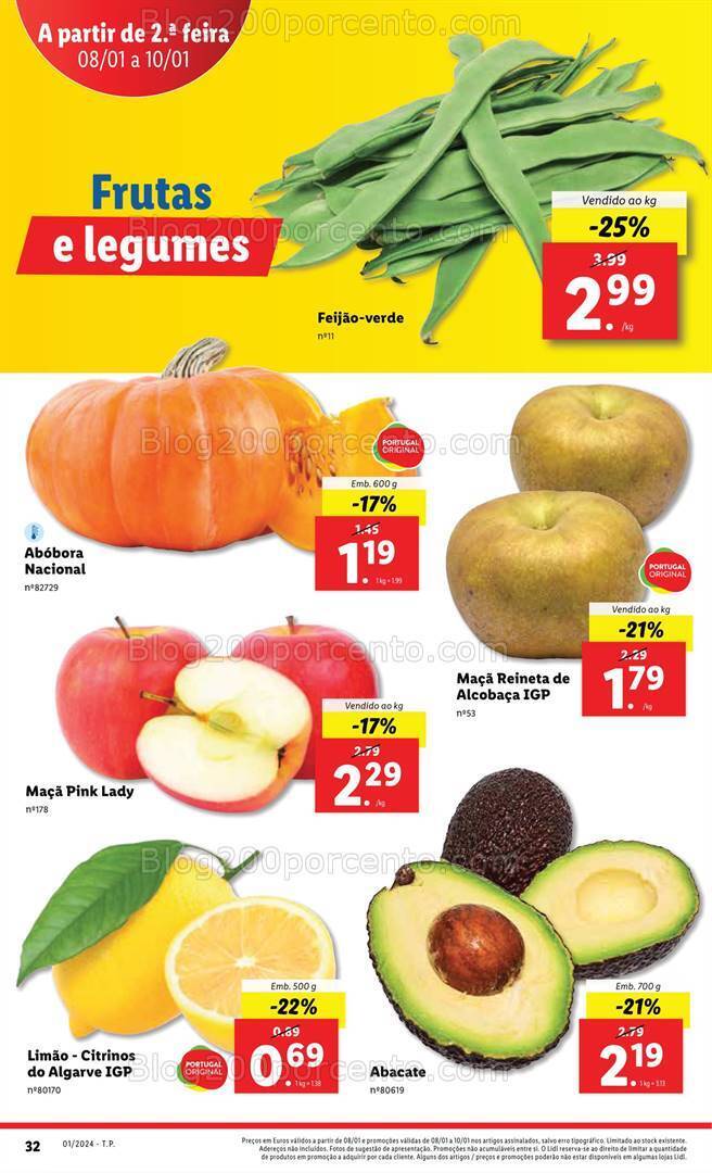 Antevisão Folheto LIDL Promoções de 4 a 10 janeiro