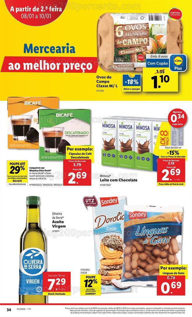 Antevisão Folheto LIDL Promoções de 4 a 10 janeiro