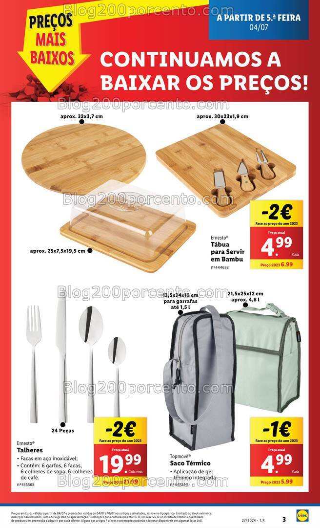 Antevisão Folheto LIDL Promoções de 4 a 10 julho