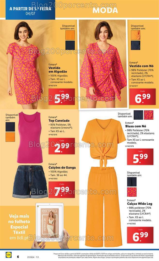 Antevisão Folheto LIDL Promoções de 4 a 10 julho