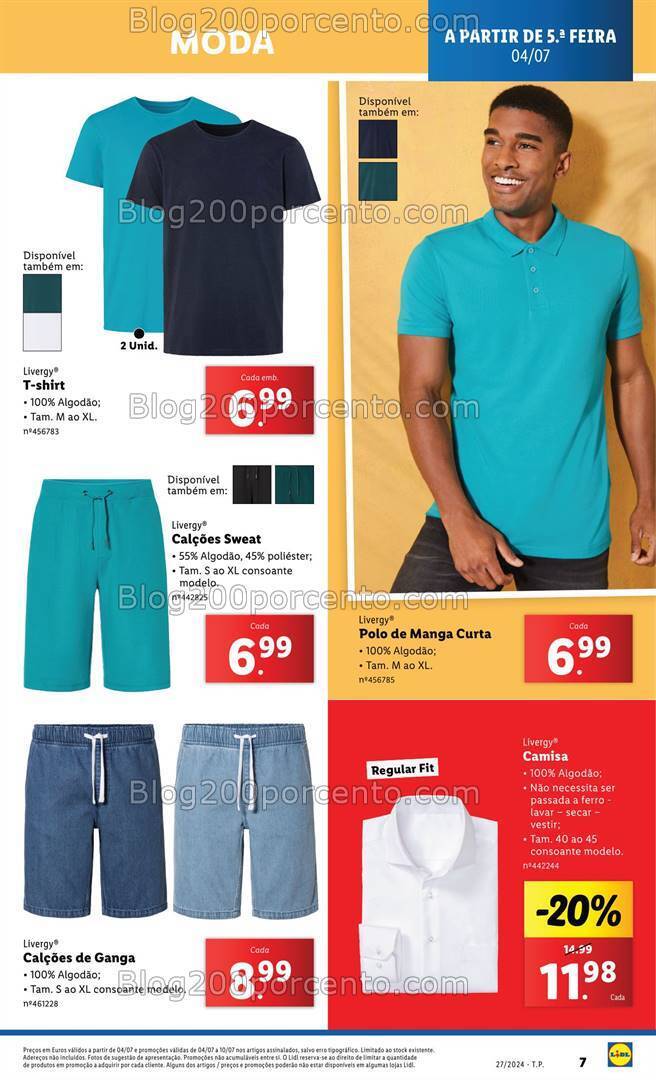 Antevisão Folheto LIDL Promoções de 4 a 10 julho