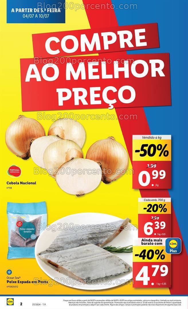 Antevisão Folheto LIDL Promoções de 4 a 10 julho