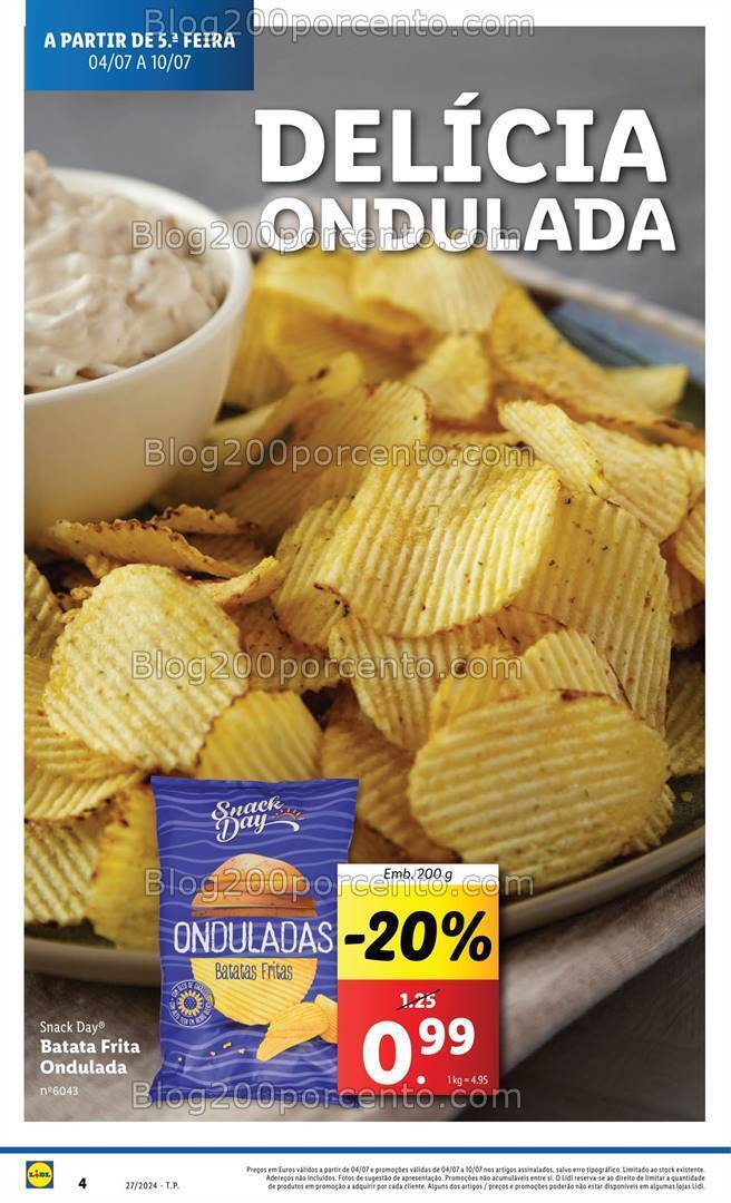 Antevisão Folheto LIDL Promoções de 4 a 10 julho