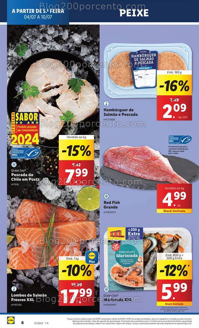 Antevisão Folheto LIDL Promoções de 4 a 10 julho