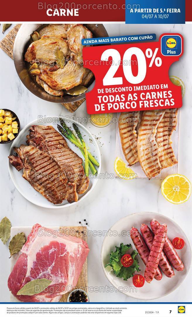 Antevisão Folheto LIDL Promoções de 4 a 10 julho