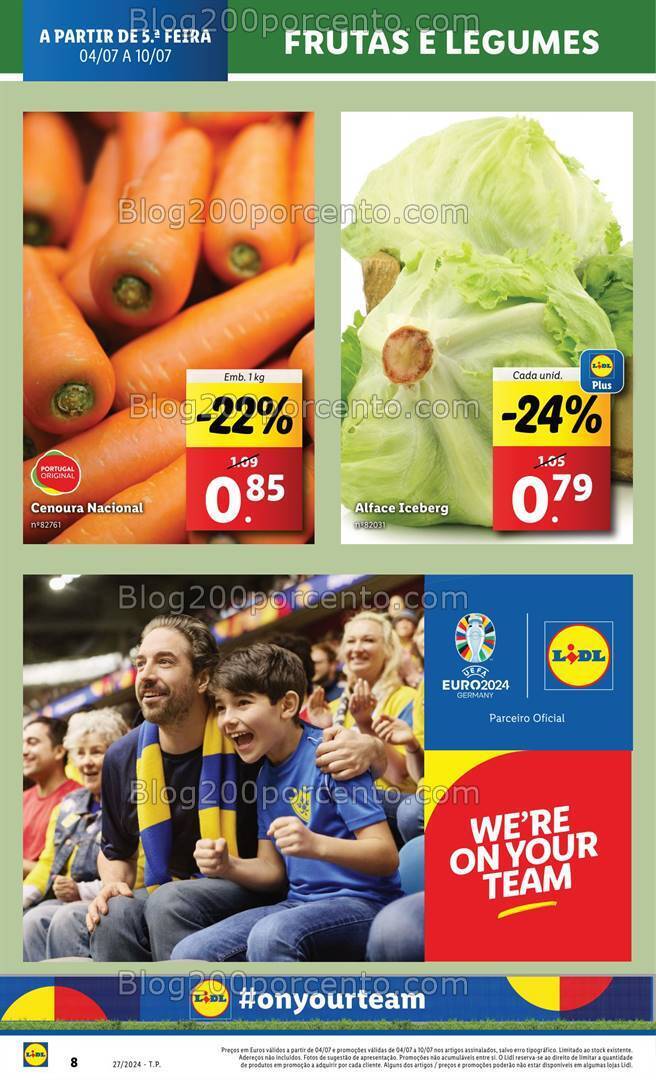 Antevisão Folheto LIDL Promoções de 4 a 10 julho
