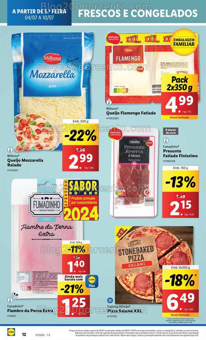 Antevisão Folheto LIDL Promoções de 4 a 10 julho