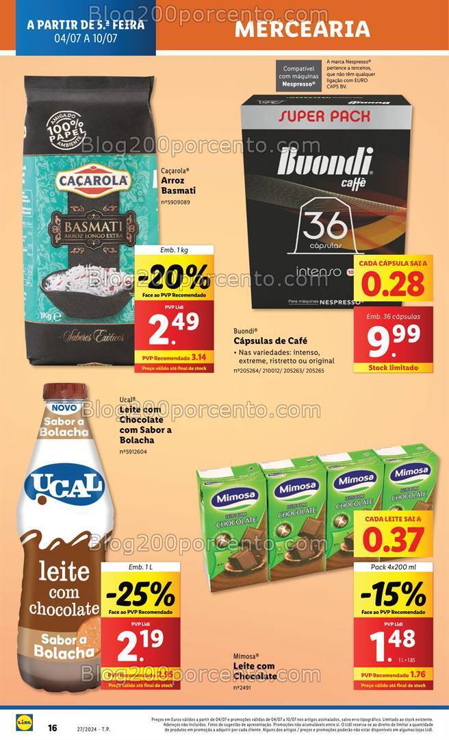 Antevisão Folheto LIDL Promoções de 4 a 10 julho