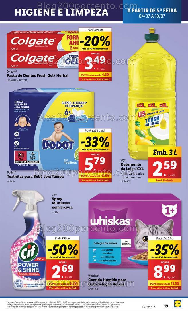 Antevisão Folheto LIDL Promoções de 4 a 10 julho