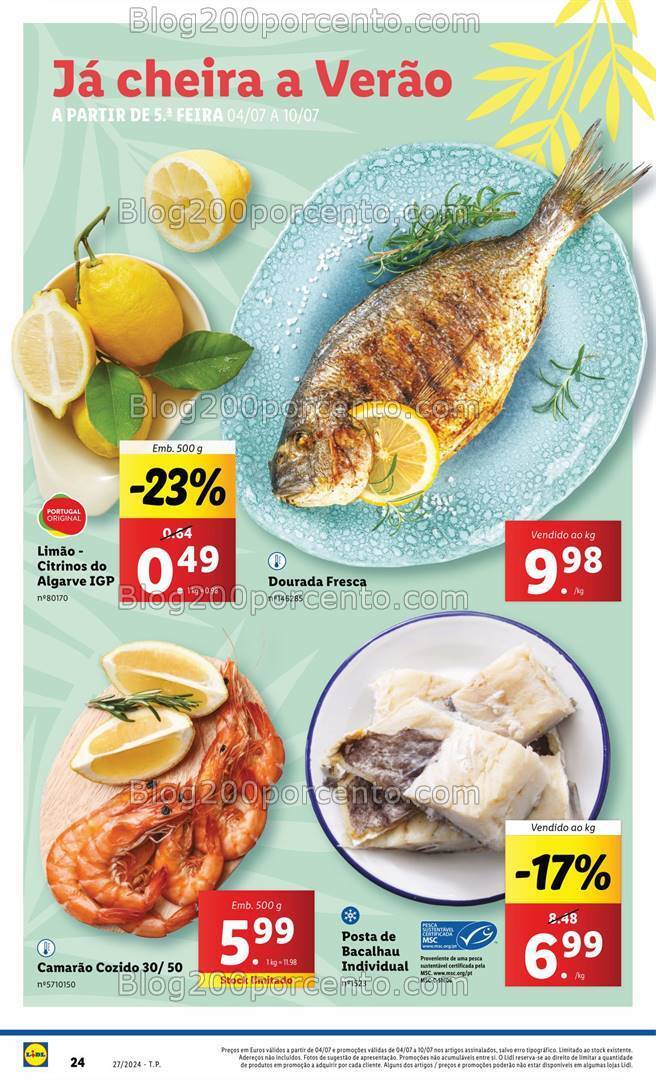 Antevisão Folheto LIDL Promoções de 4 a 10 julho