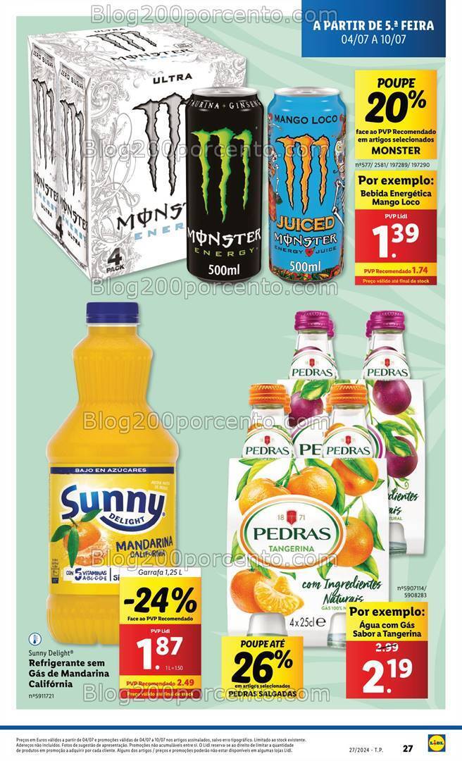 Antevisão Folheto LIDL Promoções de 4 a 10 julho