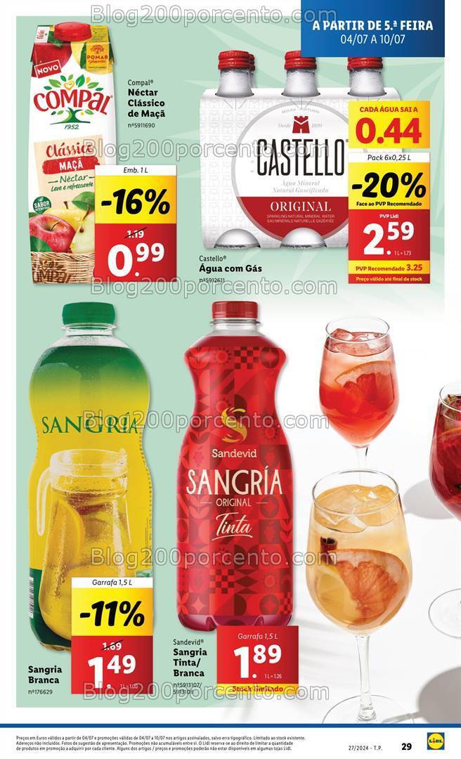 Antevisão Folheto LIDL Promoções de 4 a 10 julho