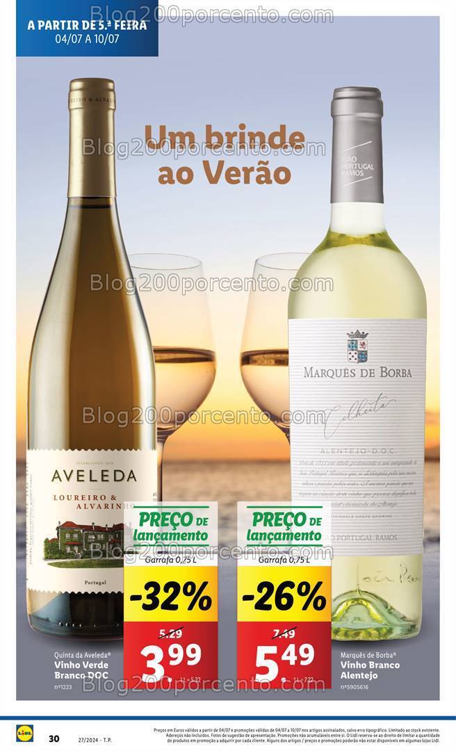 Antevisão Folheto LIDL Promoções de 4 a 10 julho