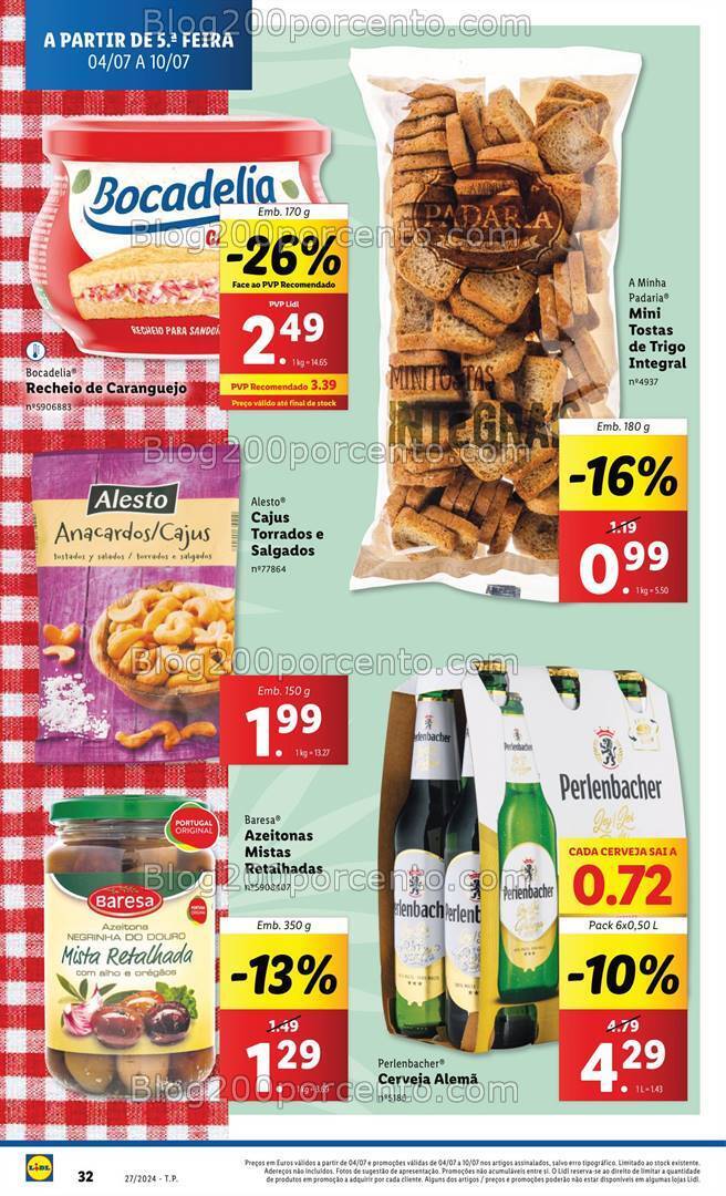 Antevisão Folheto LIDL Promoções de 4 a 10 julho