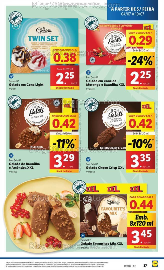 Antevisão Folheto LIDL Promoções de 4 a 10 julho