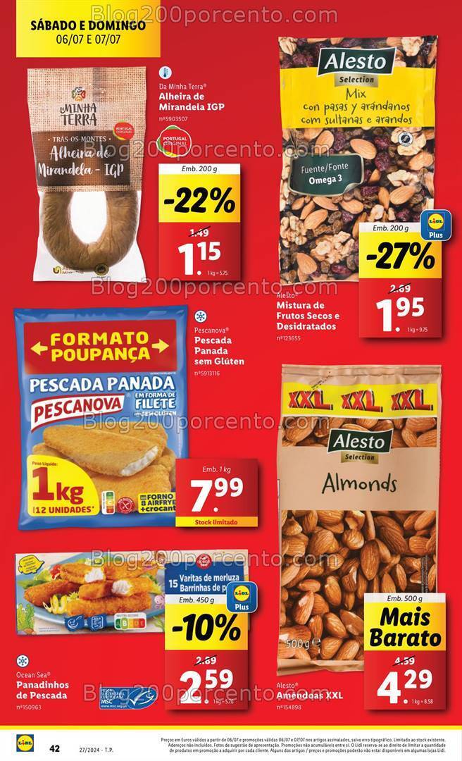 Antevisão Folheto LIDL Promoções Fim de Semana 6 e 7 julho