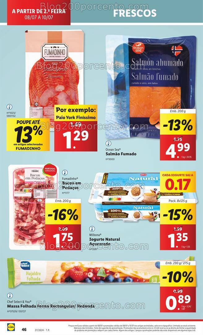 Antevisão Folheto LIDL Supermercado Promoções de 8 a 10 julho