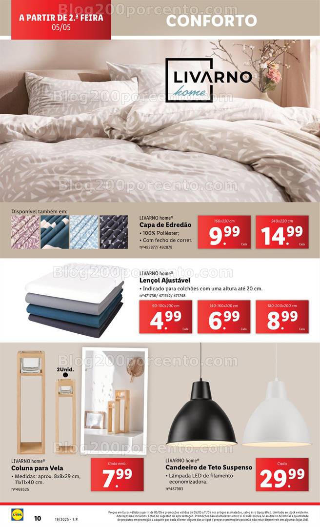 Antevisão Folheto LIDL Bazar Promoções de 5 a 15 maio - Edição Digital