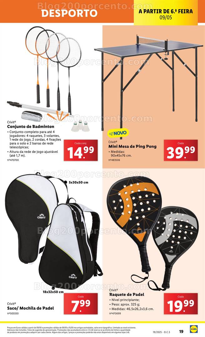 Antevisão Folheto LIDL Bazar Promoções de 5 a 15 maio - Edição Digital