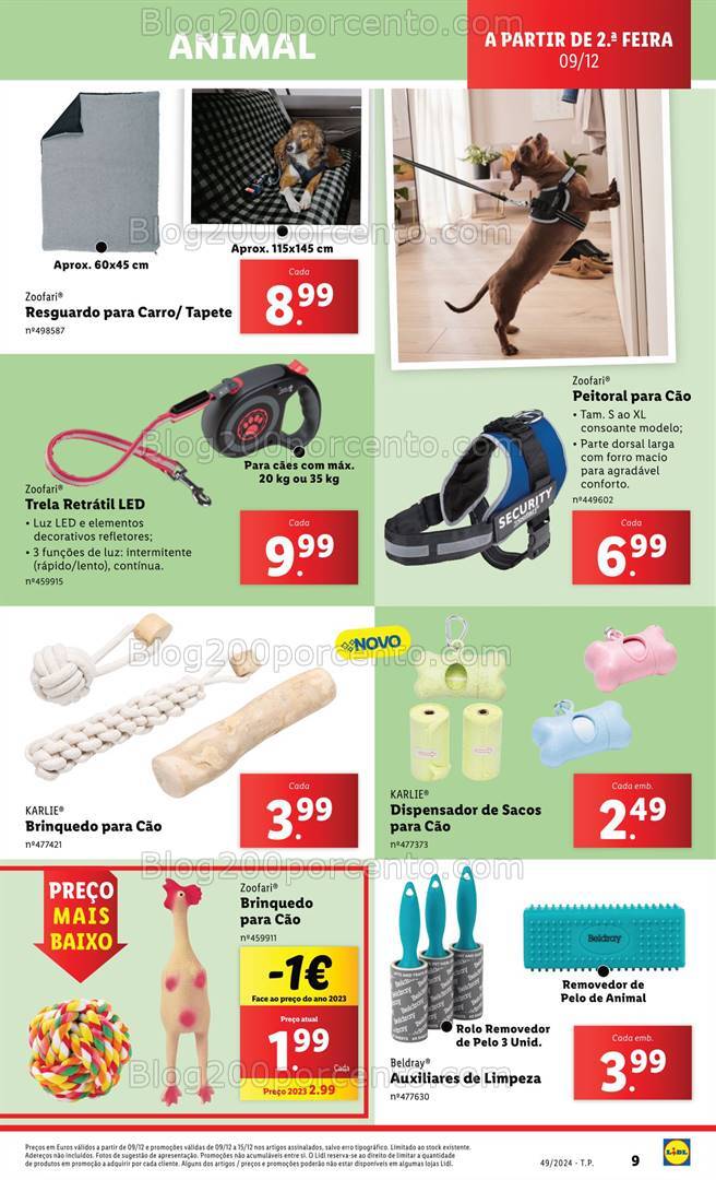 Antevisão Folheto LIDL Bazar Promoções a partir de 9 dezembro!