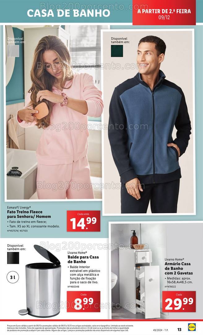Antevisão Folheto LIDL Bazar Casa Promoções a partir de 9 dezembro