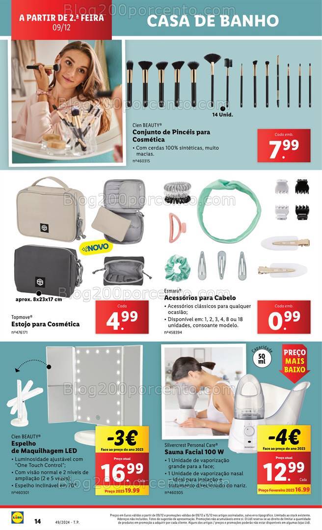 Antevisão Folheto LIDL Bazar Casa Promoções a partir de 9 dezembro