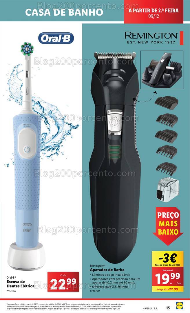 Antevisão Folheto LIDL Especial Casa de Banho Promoções de 9 a 15 dezembro!