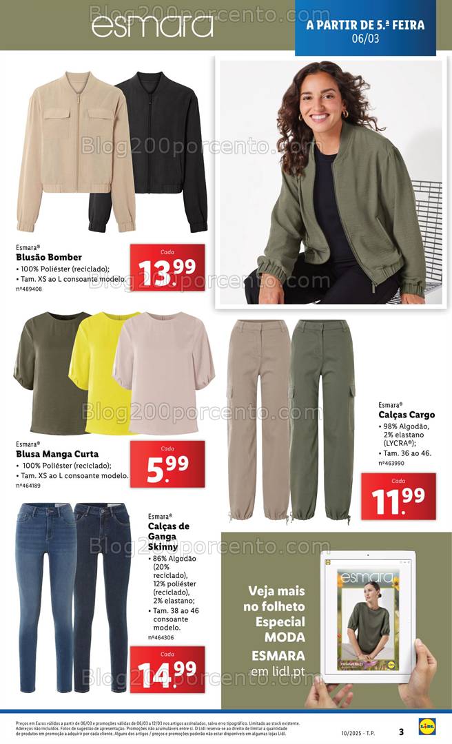 Antevisão Folheto LIDL Bazar Promoções de 6 a 12 março