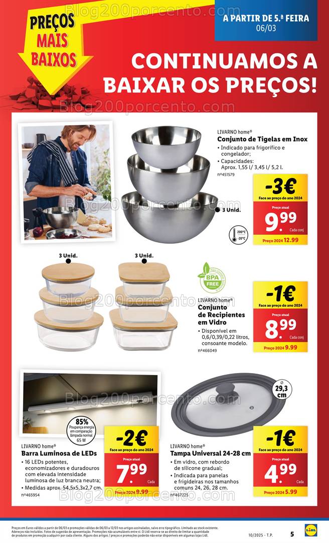 Antevisão Folheto LIDL Especial Cozinha Promoções a partir de 6 março