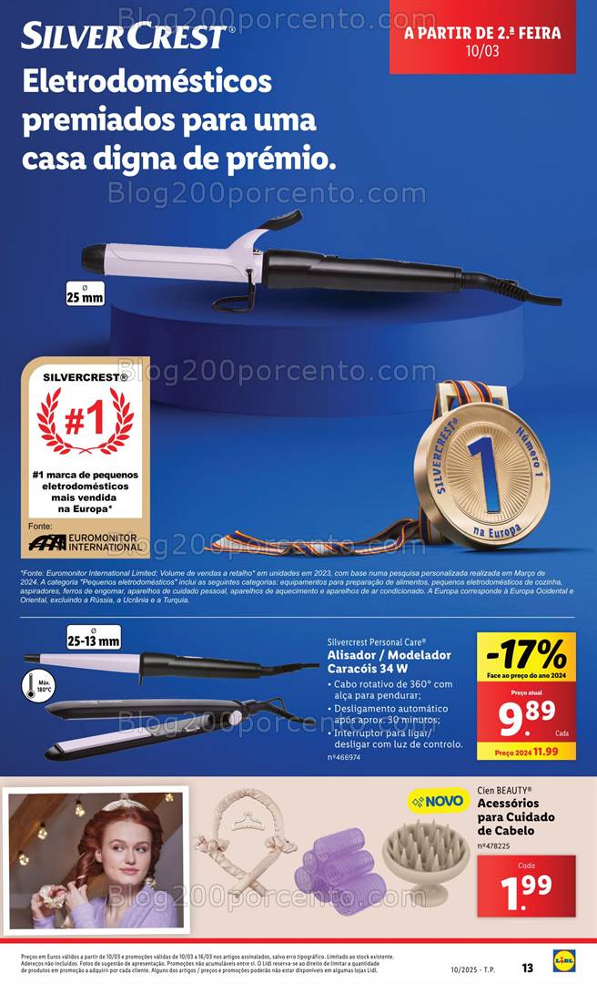 Antevisão Folheto LIDL Cuide de Si Promoções a partir de 10 março