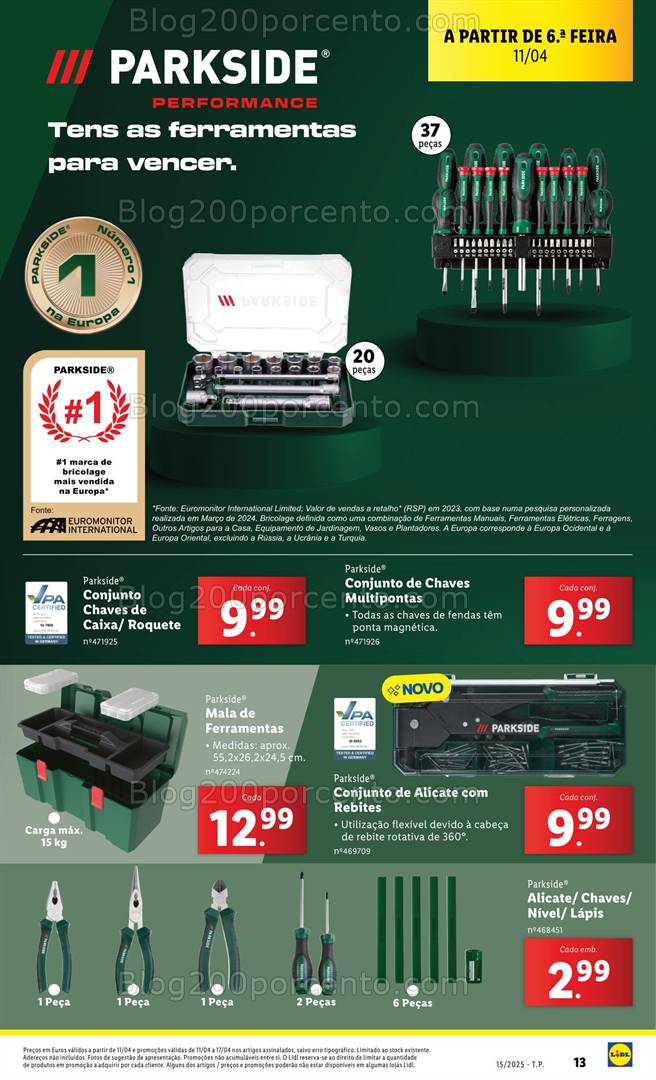 Antevisão Folheto LIDL Bazar Promoções de 7 a 13 abril - Edição Digital