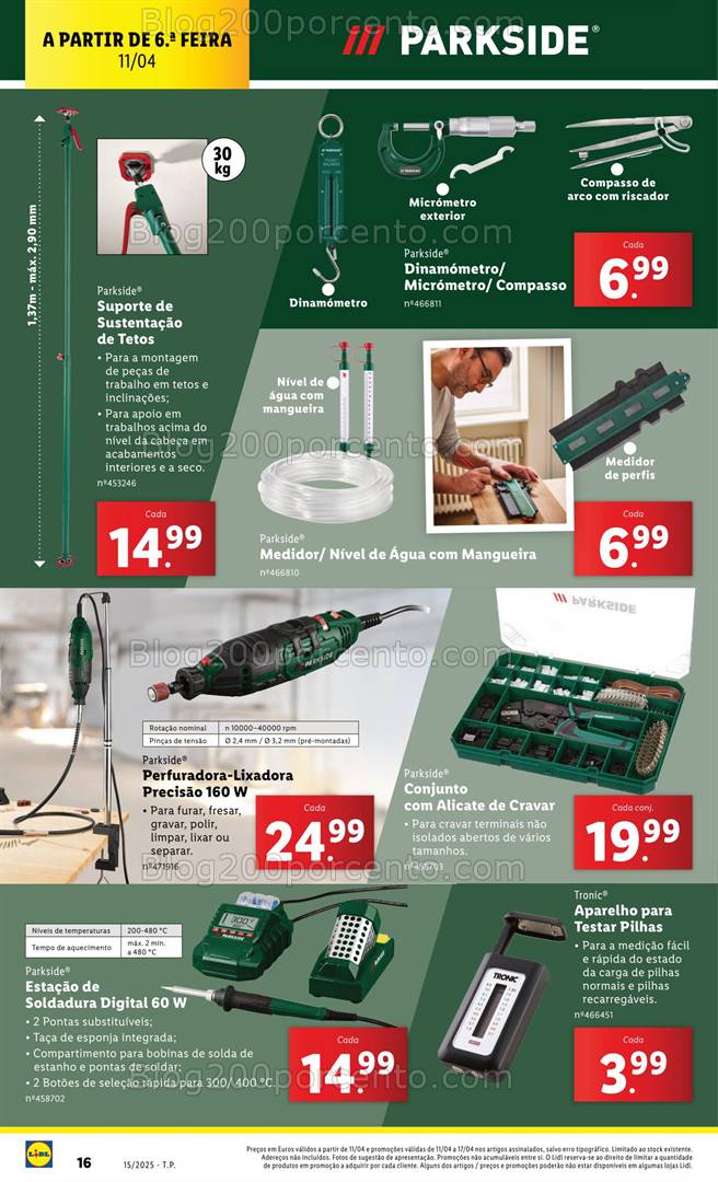 Antevisão Folheto LIDL Bazar Promoções de 7 a 13 abril - Edição Digital