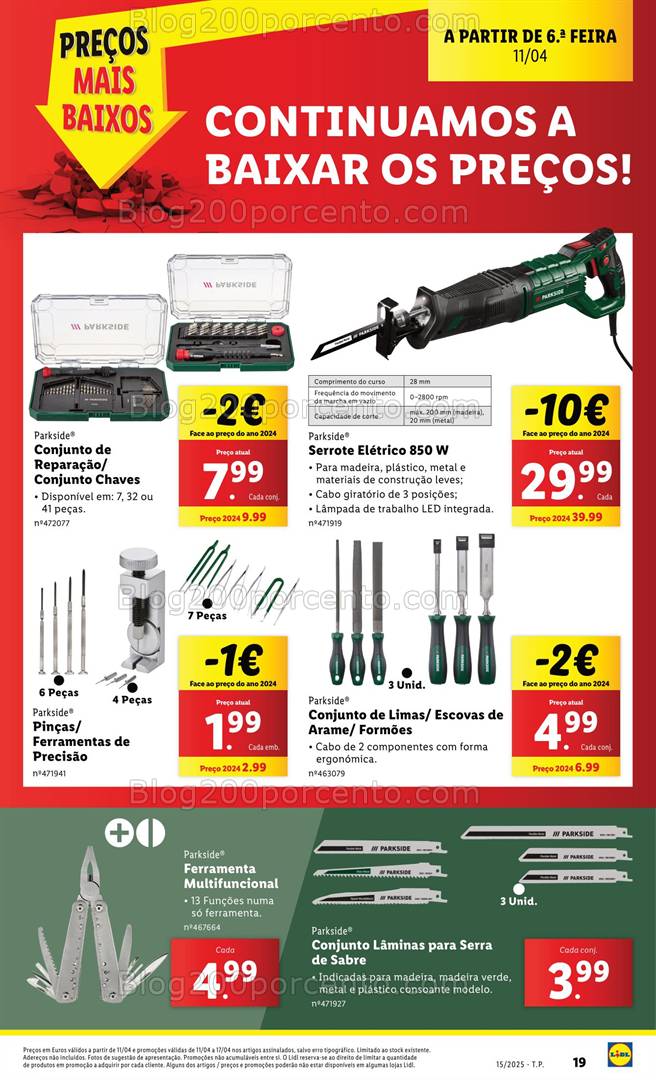 Antevisão Folheto LIDL Bazar Promoções de 7 a 13 abril - Edição Digital