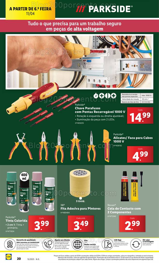 Antevisão Folheto LIDL Bazar Promoções de 7 a 13 abril - Edição Digital