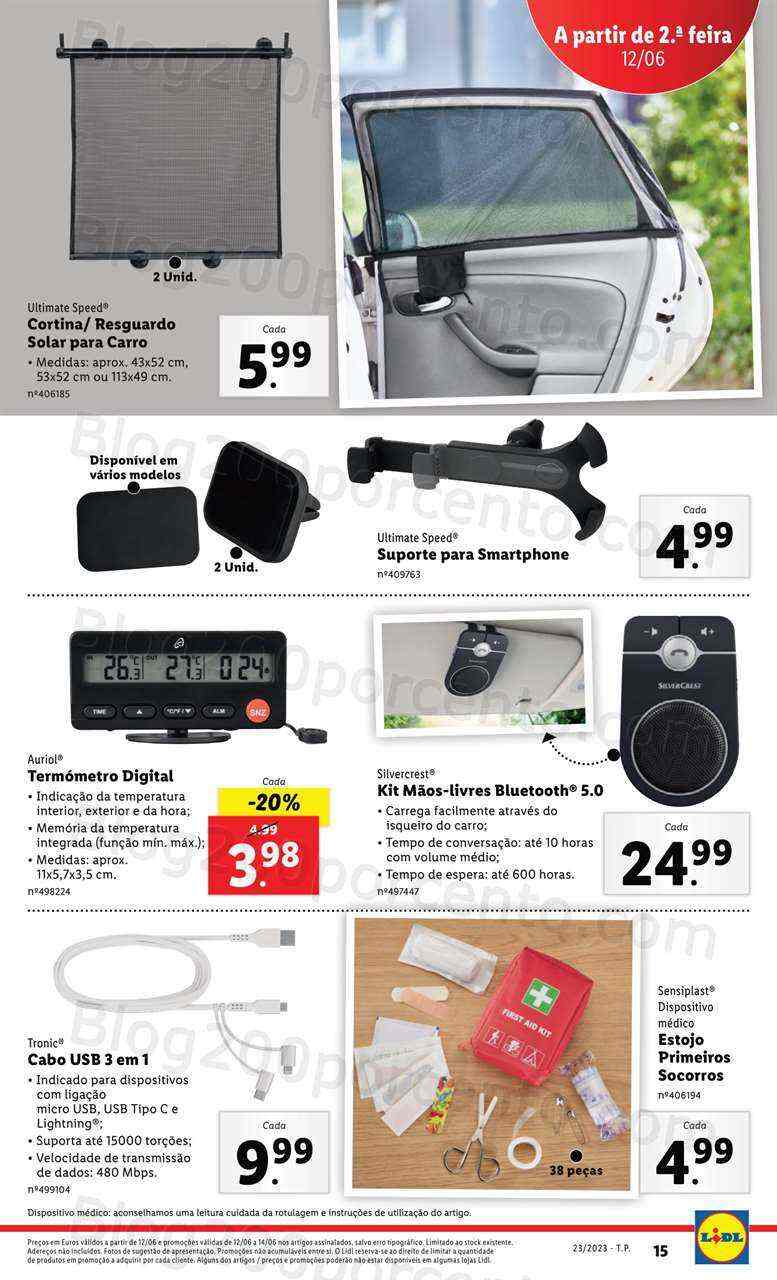 Antevisão Folheto LIDL Bazar Promoções a partir de 12 junho