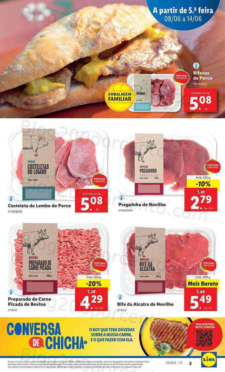Antevisão Folheto LIDL Supermercado Promoções de 8 a 14 junho