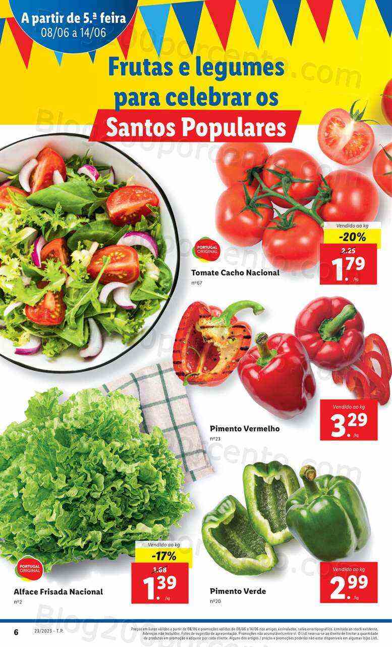 Antevisão Folheto LIDL Supermercado Promoções de 8 a 14 junho