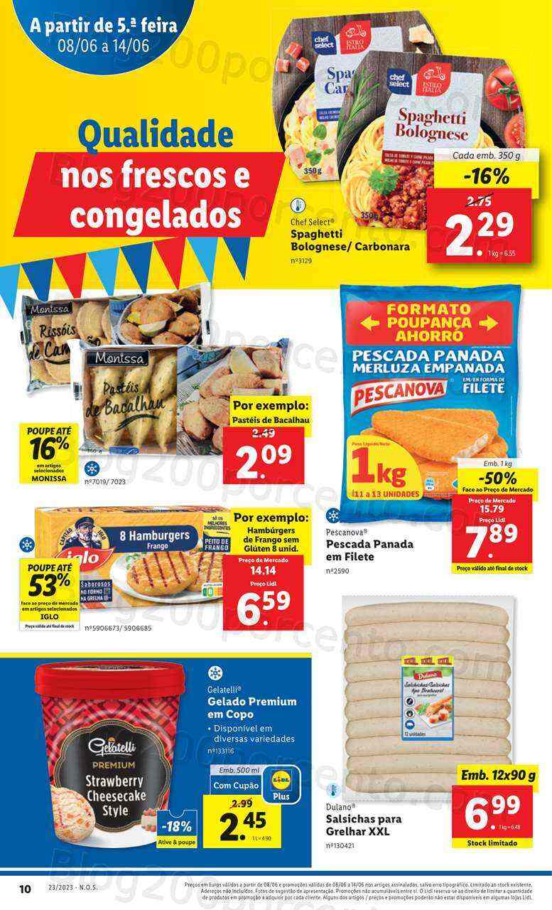 Antevisão Folheto LIDL Supermercado Promoções de 8 a 14 junho