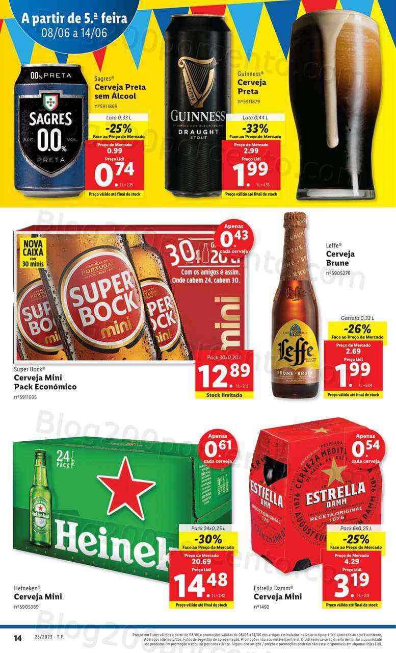 Antevisão Folheto LIDL Supermercado Promoções de 8 a 14 junho