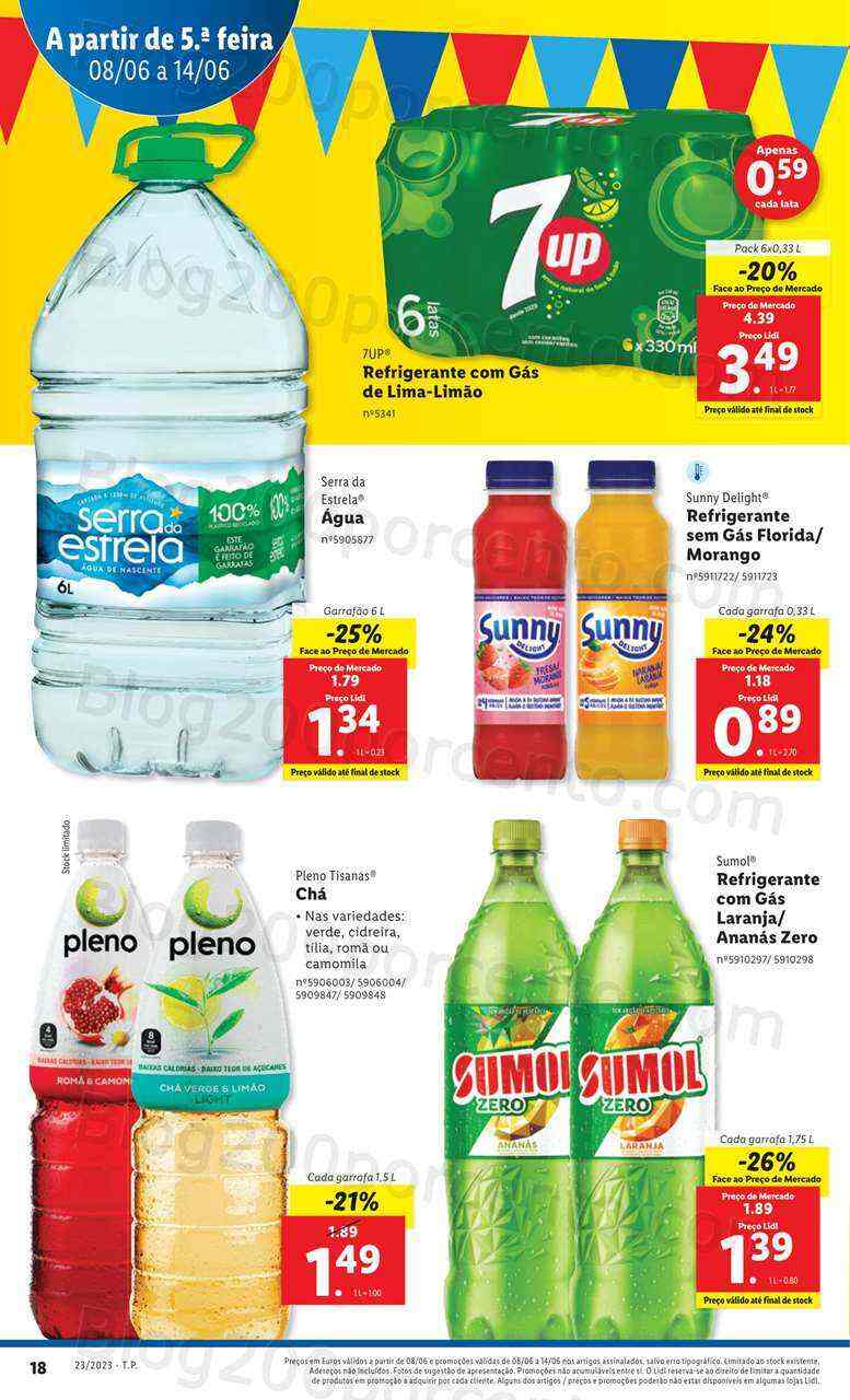 Antevisão Folheto LIDL Supermercado Promoções de 8 a 14 junho