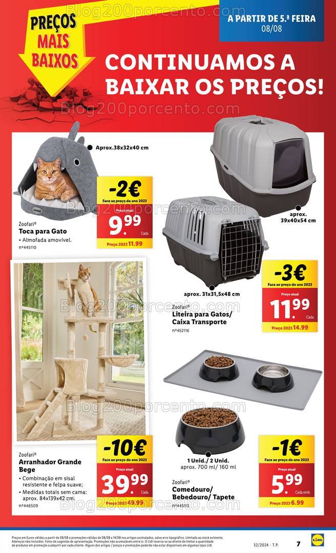 Antevisão Folheto LIDL Bazar Promoções de 8 a 14 agosto