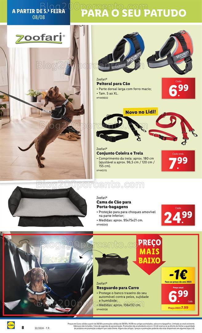 Antevisão Folheto LIDL Bazar Promoções de 8 a 14 agosto