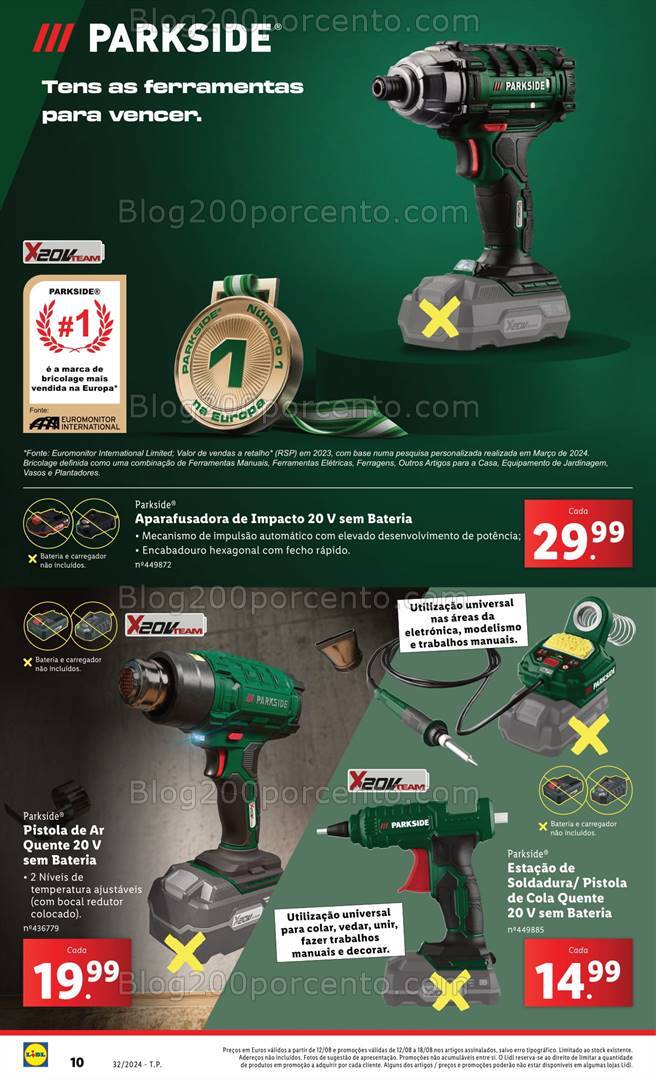 Antevisão Folheto LIDL Bazar Promoções de 8 a 14 agosto