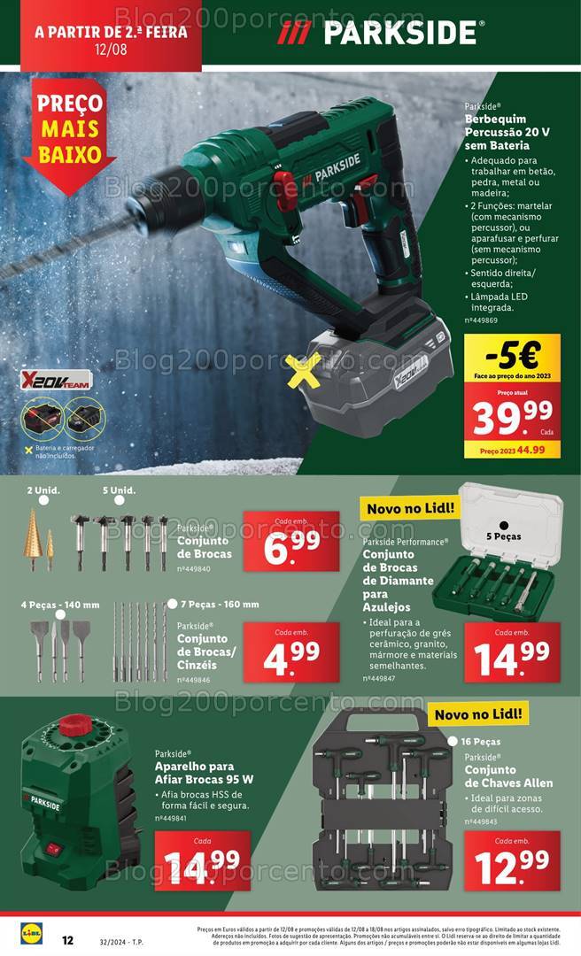 Antevisão Folheto LIDL Bazar Promoções de 8 a 14 agosto