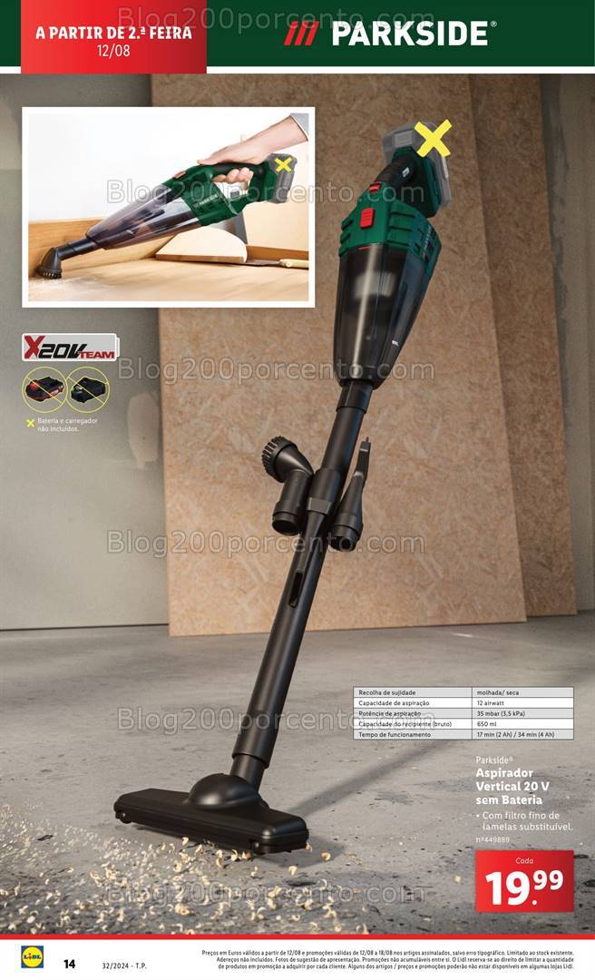 Antevisão Folheto LIDL Bazar Promoções de 8 a 14 agosto